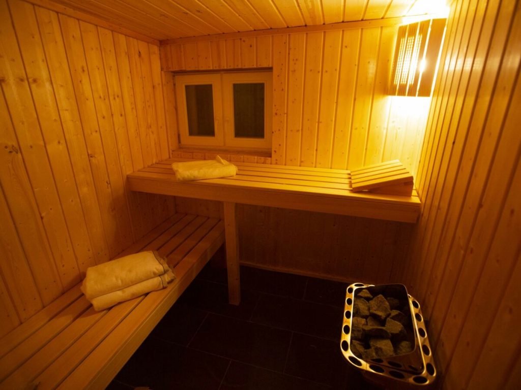 Sauna in der Ferienwohnung Ankerplatz in Lauenburg/Elbe